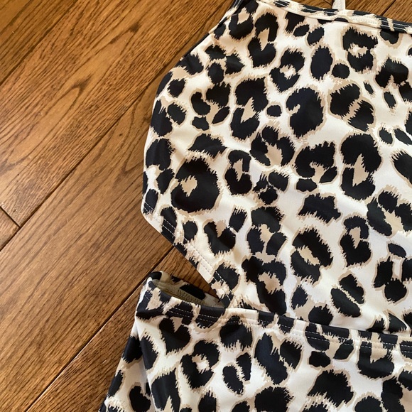 Great condition. Kids one piece leopard bathing suite. - Picture 2 of 5